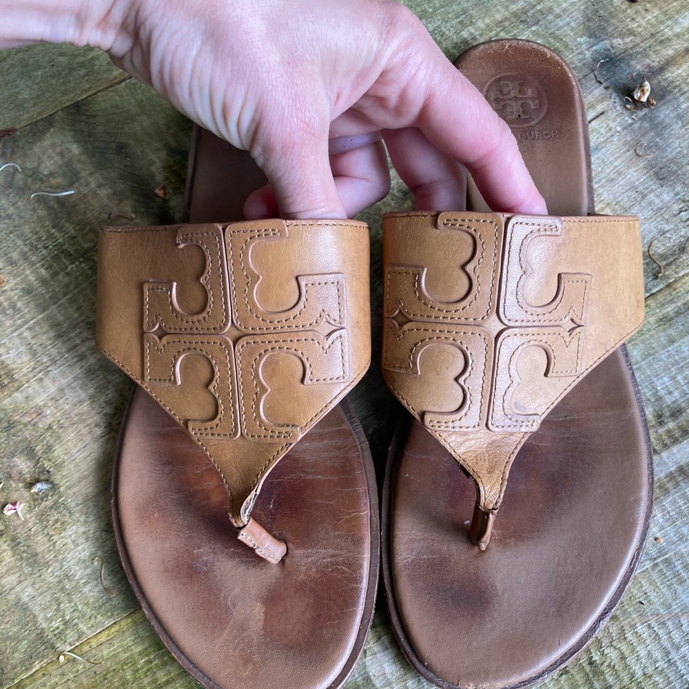 COPY - Tory burch leather thongs